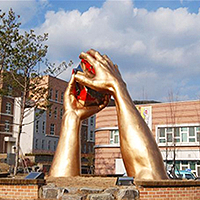 학교상징 조형물 이미지